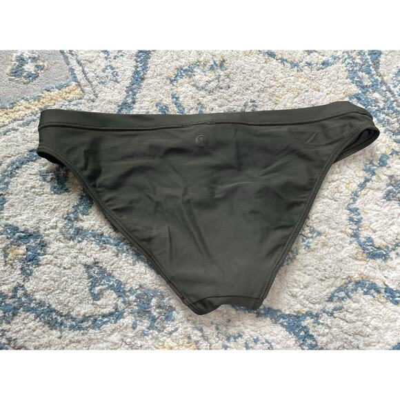 Lululemon Women’s Size 4 Swim Bikini Bottom Green Olive Green - Picture 3 of 6